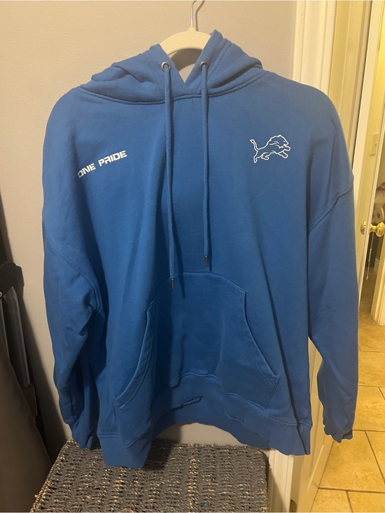 Wear By Erin Andrews Tops - Detroit Lions Women’s Blue One Pride Pullover Hoodie
